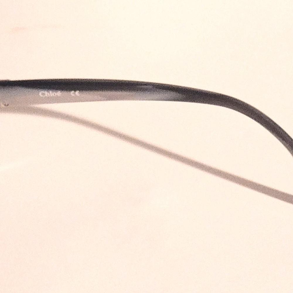 Chloe Women's Eyeglasses Frames Cl1223 Black Half Rim Rectangular - Picture 8 of 9